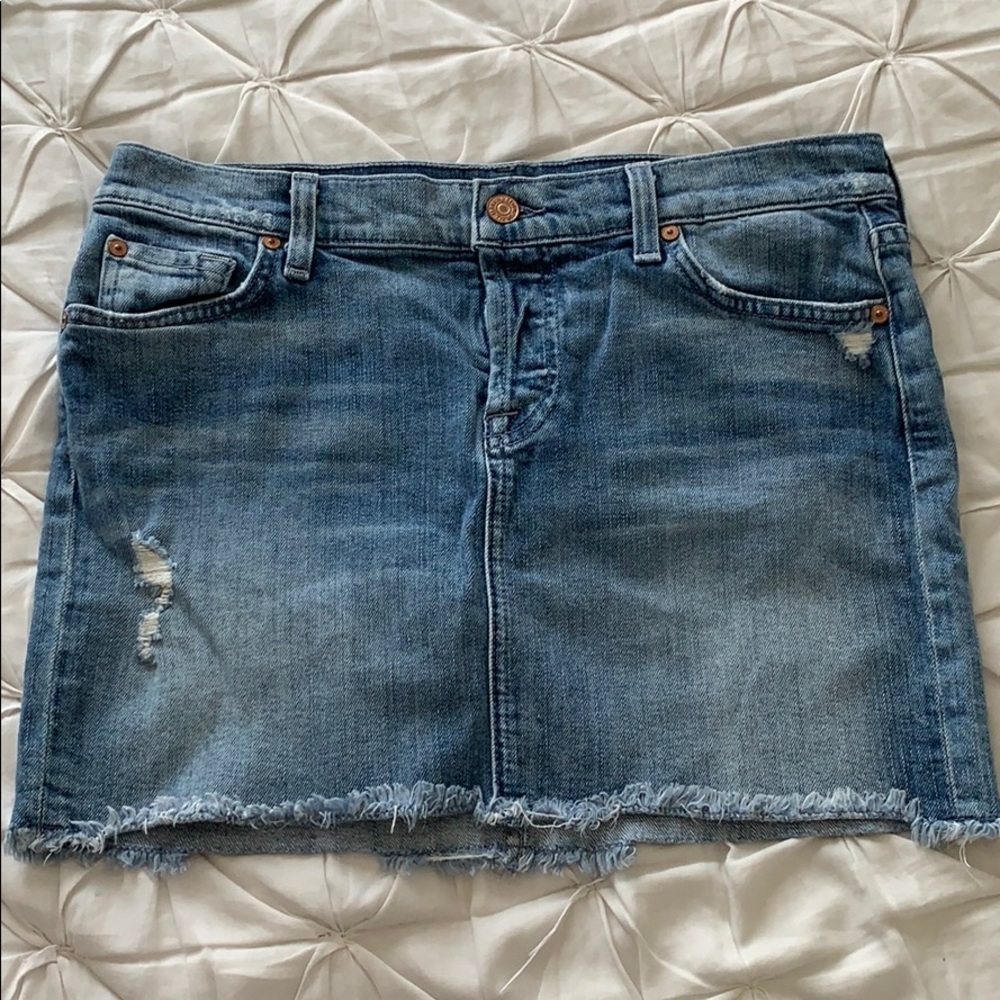 Vintage 7 Jeans Denim Skirt